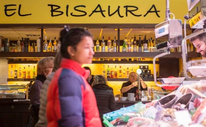 Bares de mercado en Barcelona, 'El Bisaura'.