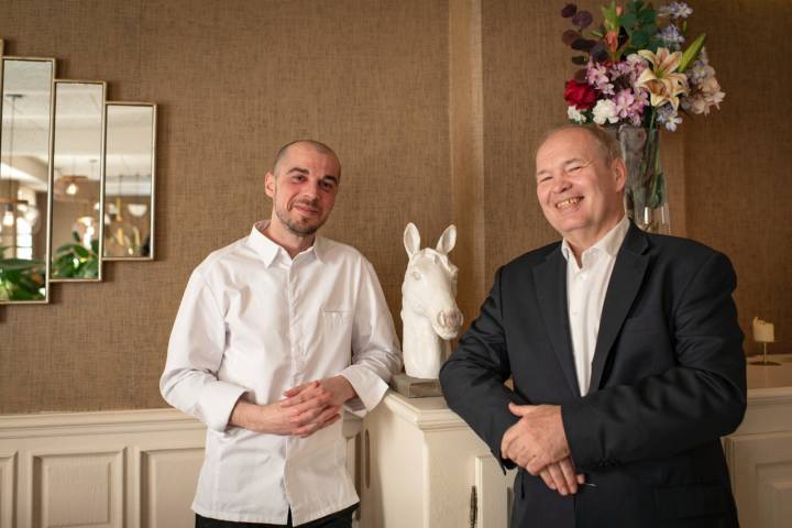 Romain Lascarides y Pierre Couturier, propietarios del restaurante Allégorie