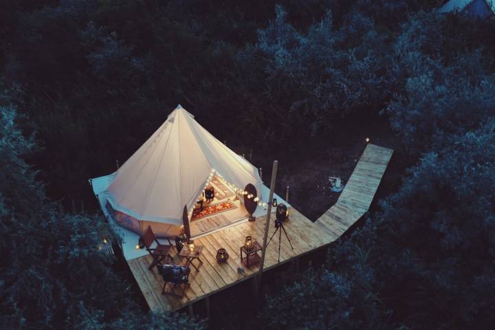 'Camping' no es -necesariamente- sinónimo de sencillez. Foto: Shutterstock.