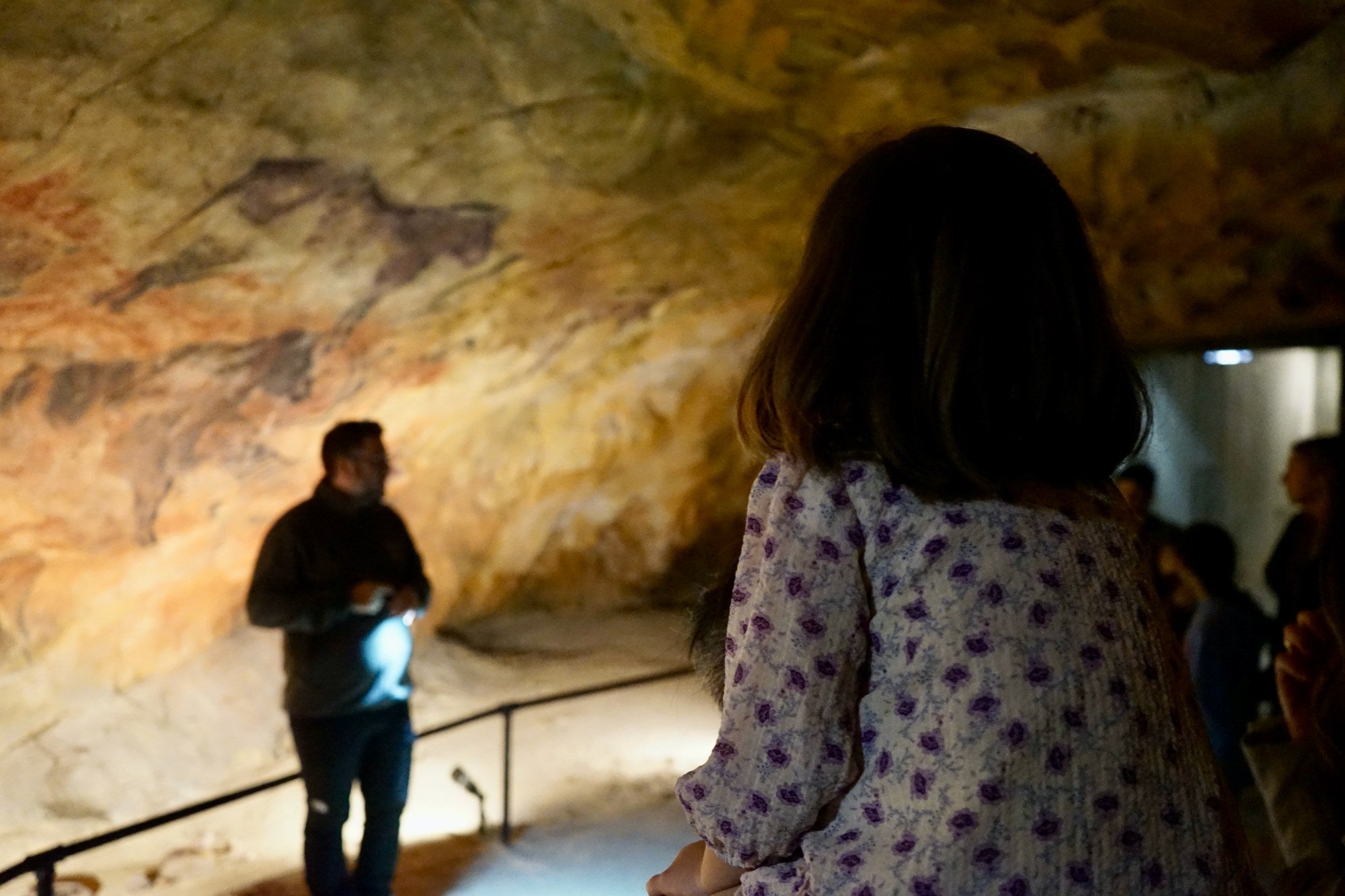 Recreación de cueva de Tito Bustillo en el Parque de la Prehistoria de Teverga (Asturias)