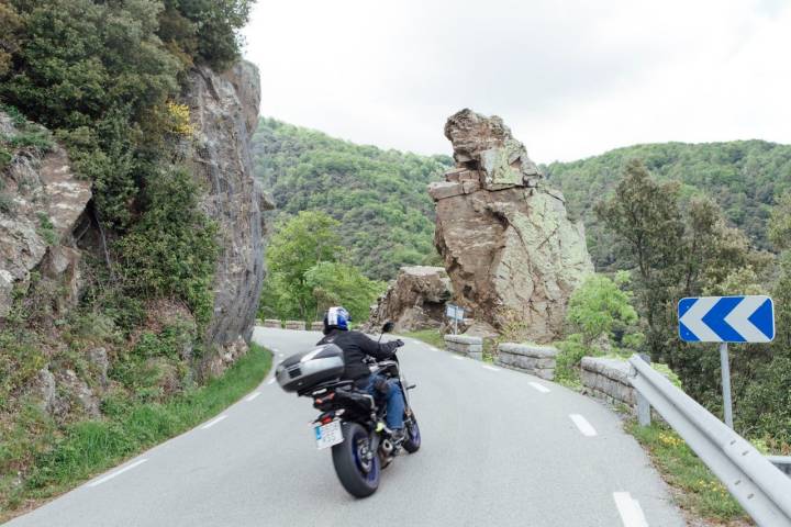 La carretera BV-5114 nos lleva directos al Parque Natural del Montseny.