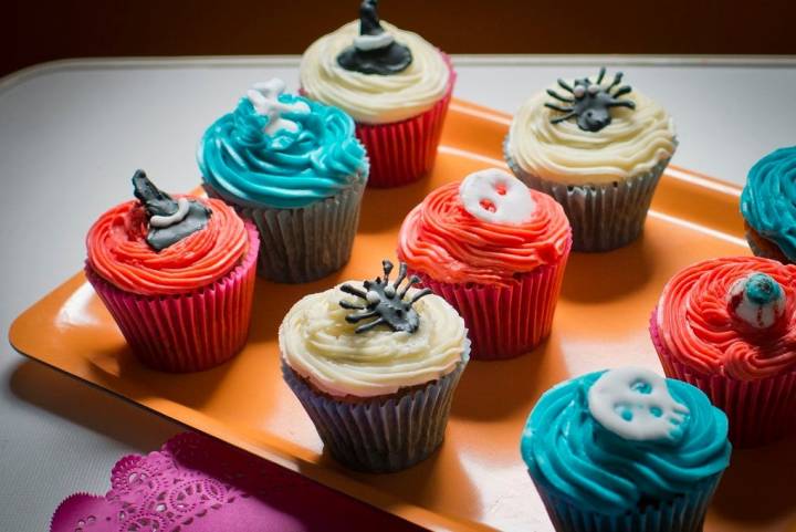 Así quedarán los 'cupcakes' de calabaza si el cocinero se esmera. Foto: Sofía Moro.