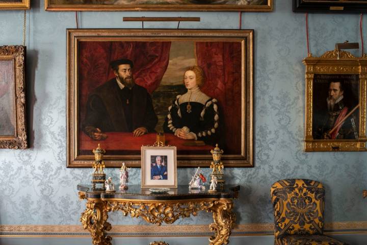 La emperatriz Isabel de Portugal y su esposo, Carlos V. Rubens sustituyendo a Tiziano.