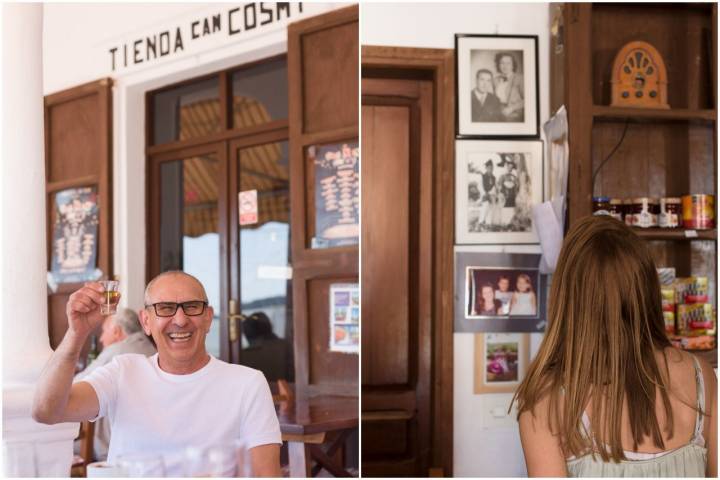 Costa noroeste de Ibiza: Toni, de 'Can Cosmi' e interior del ultramarinos