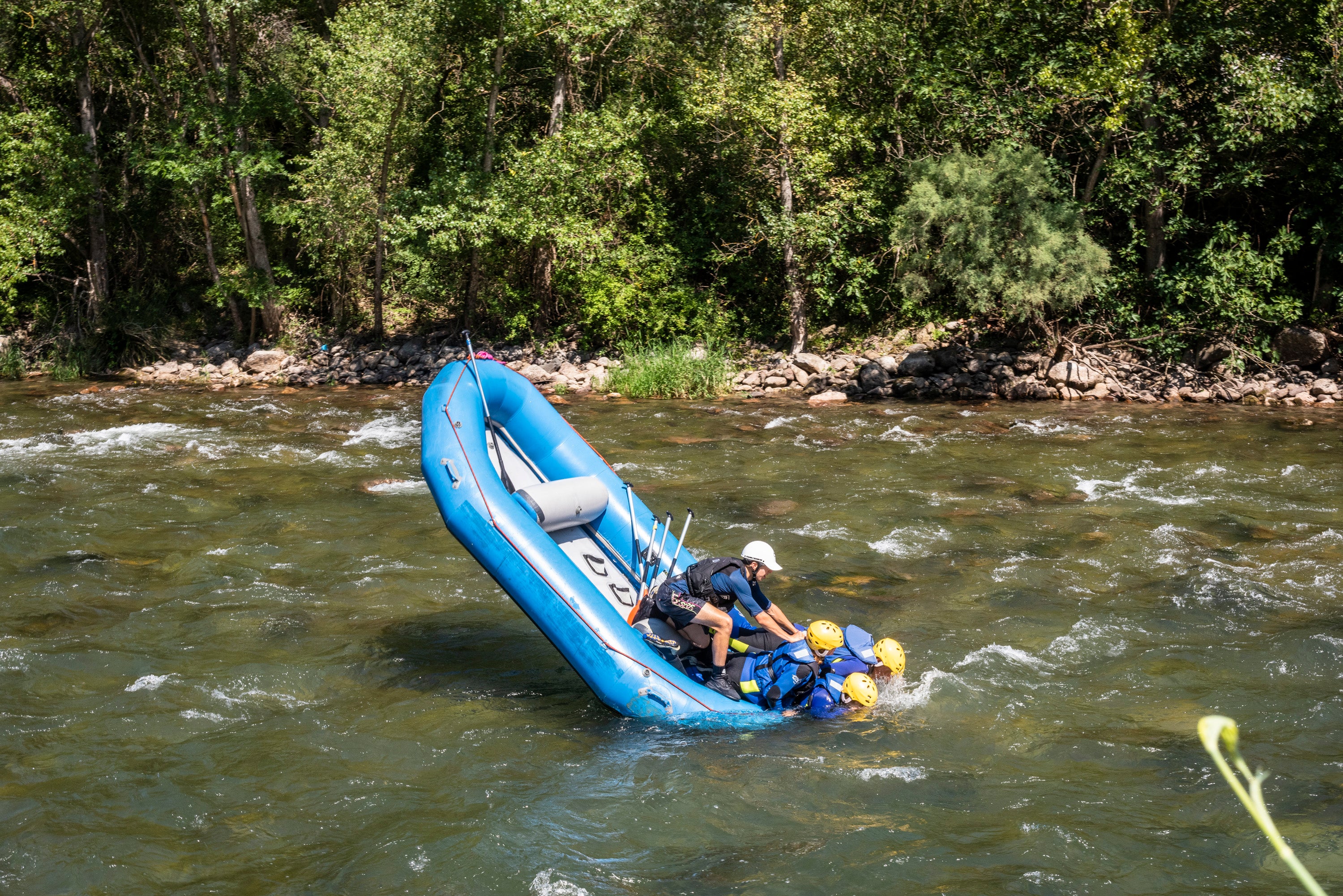 Descenso en rafting por el río la Noguera Pallaresa