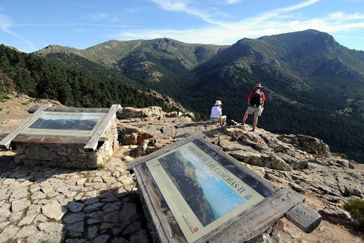 Espectacular mirador de Las Canchas en la sierra. Fotos: Alfredo Merino y Marga Estebaranz