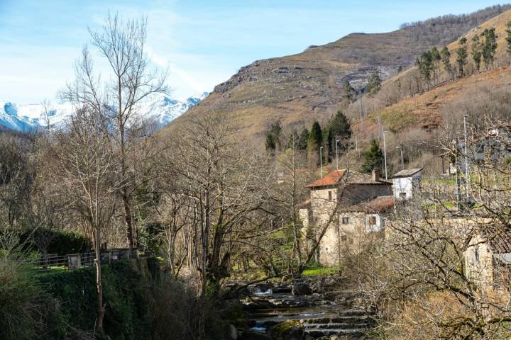 El arroyo Vendul en Cosío (Cantabria)