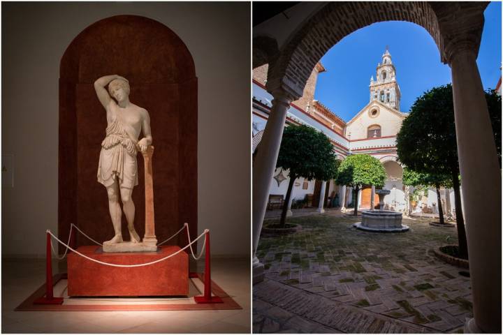 Qué ver en Écija Palacio de Benamejí escultura y patio