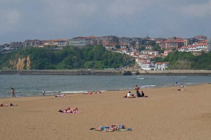 Playa de Ereaga, en Getxo, Vizcaya.