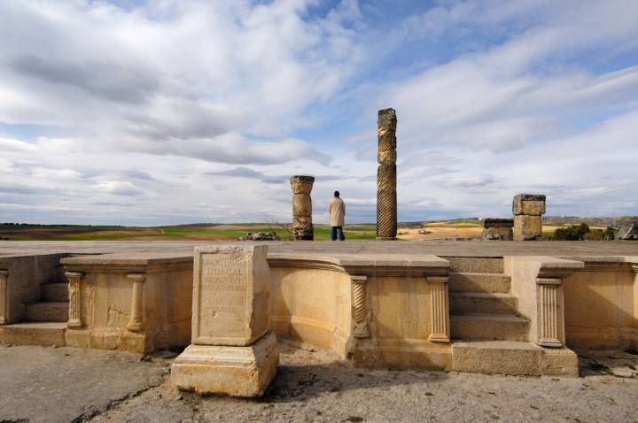 Segóbriga es uno de los asentamientos romanos mejor conservados que podemos encontrar en Castilla-La Mancha. Foto: Agefotostock.