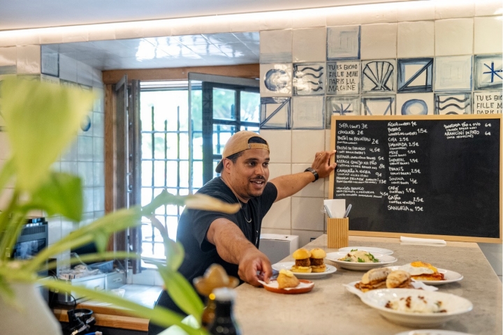 Márcio é o autor de muitas das mais experimentais receitas 