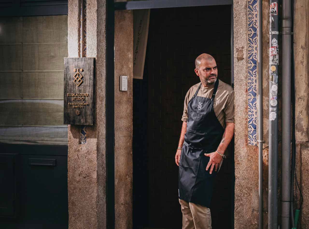 Chef do premiado Euskalduna Studio, no Porto