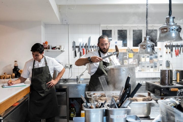 Franco Pinilla e Rafael Ávila Melo chefiam a cozinha 