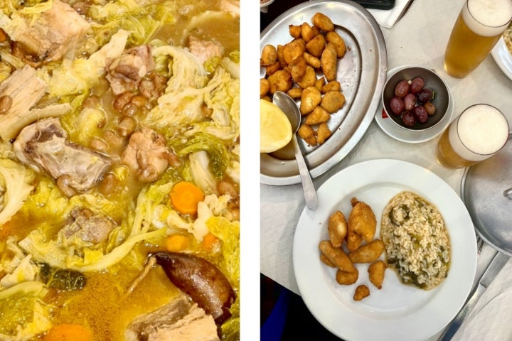 A feijoada é à sexta e as ovas fritas com arroz de grelos são um clássico omnipresente (©Pirilampo)