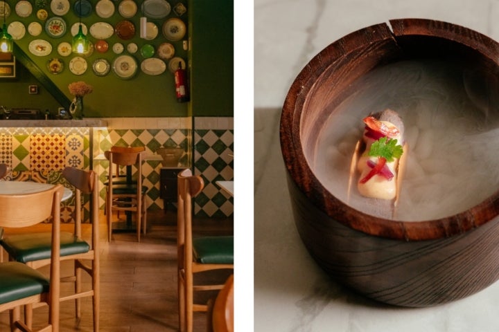 O Dois Sóis Repsol Ó Balcão inspira-se na feijoada de javali para criar um dos momentos do seu menu de degustação (©Ó Balcão) 