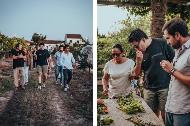 Os chefs João Rodrigues, Jaime Rodríguez e Diogo Caetano visitaram o Jardim do Sardão 