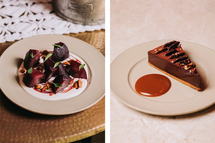 Há pera bêbada ou tarte de chocolate e noz-pecã para experimentar a qualquer hora do dia, das 12h30 às 00h