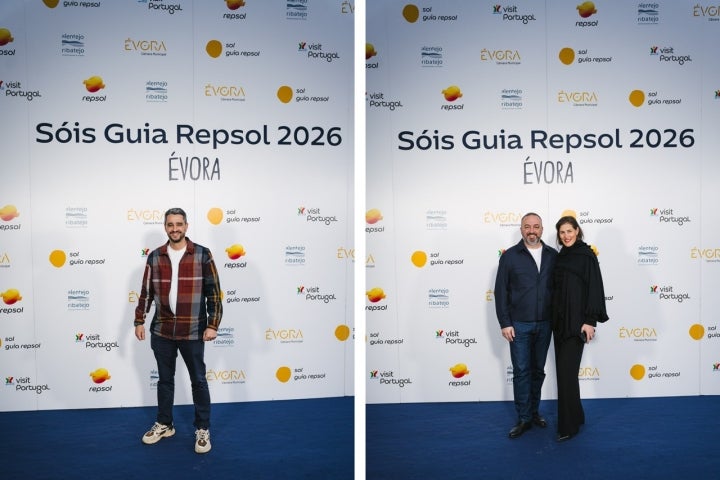 André Cruz, chef do Feitoria (2 Sóis Guia Repsol) e Pedro Lemos, chef do restaurante em nome próprio (2 Sóis Guia Repsol)