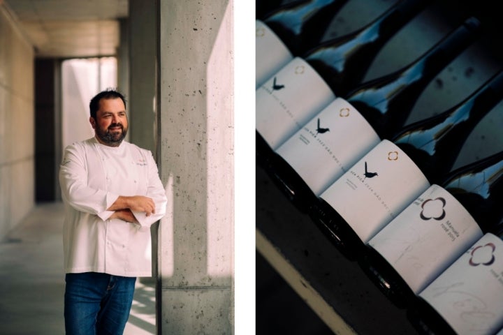 Diogo Rocha é o chef do Mesa de Lemos, restaurante da quinta produtora de vinhos, Quinta de Lemos (Foto: David Pires)