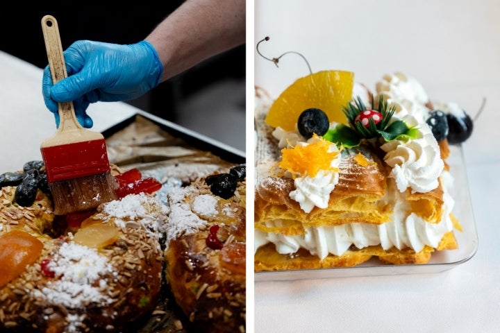 O bolo-rei é um clássico na casa por estes dias, mas há outras pastelarias feitas especialmente para o Natal