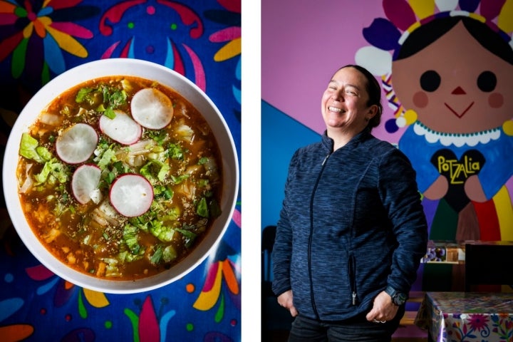 Em Lisboa há uma só rainha do pozole: Sandra Ruiz do Potzália