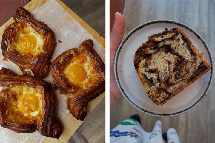 Na padaria e café de bairro Meia-Lua, em Lisboa, e tudo de produção própria