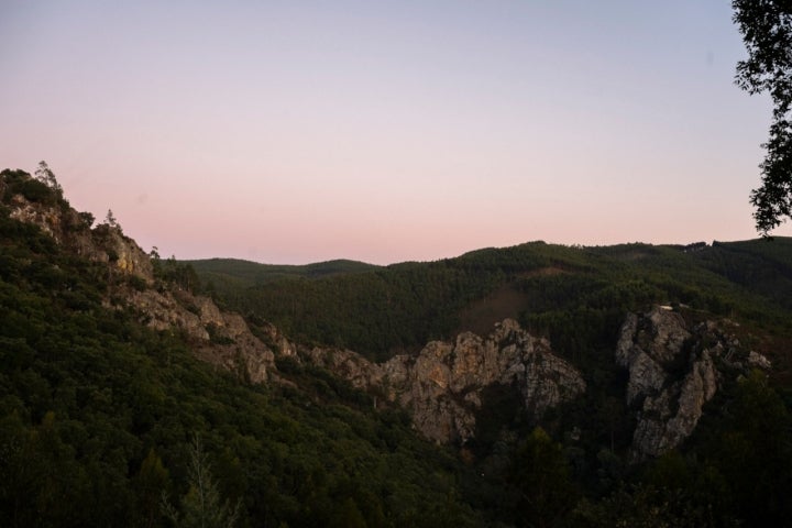 A vista do Casal de São Simão é para toda a Serra da Lousã