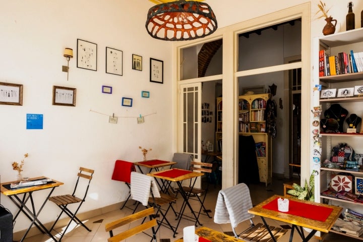 E interior fresco e luminoso para os mais tórridos dias alentejanos