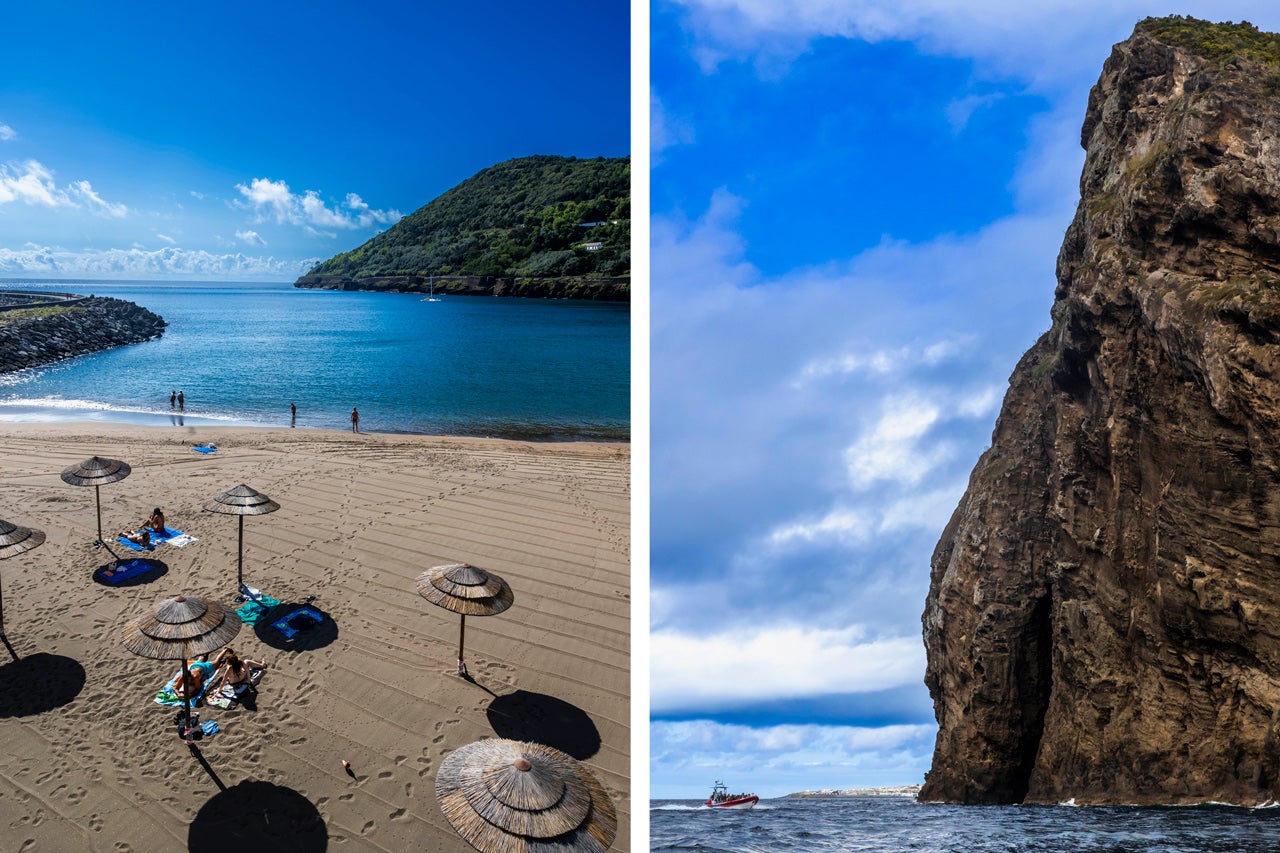 Se o tempo estiver de feição, não deixe de ir dar um mergulho à Prainha, em Angra do Heroísmo.