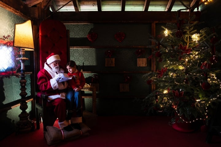 Na Óbidos Vila Natal, o Pai Natal, na verdade, são dois