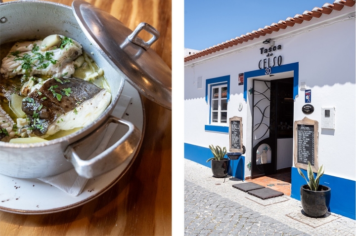 Perto da Praia, há um restaurante pet-friendly: na Tasca do Celso, os cães são bem-vindos na esplanada (Foto: Ana Brígida)
