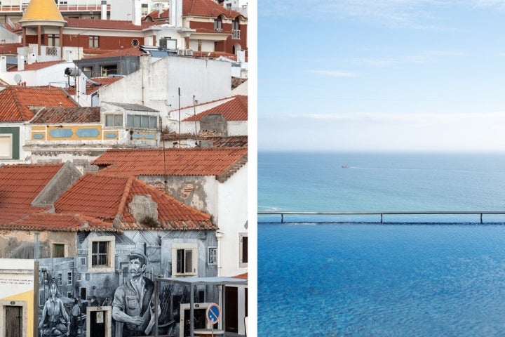 O Sesimbra Oceanfront é um hotel cinco estrelas posicionado sobre a Praia da Califórnia
