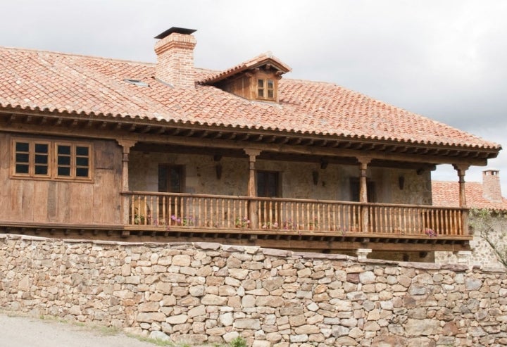 Casa típica montañesa en Liébana.