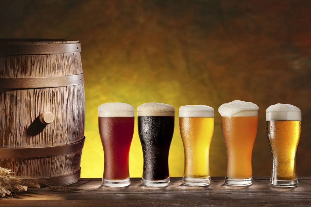 Distintos tipos de cerveza artesanal.