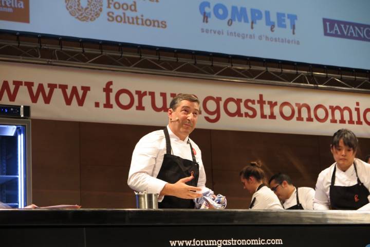 Joan Roca en Fòrum Gastronòmic Girona 2015.