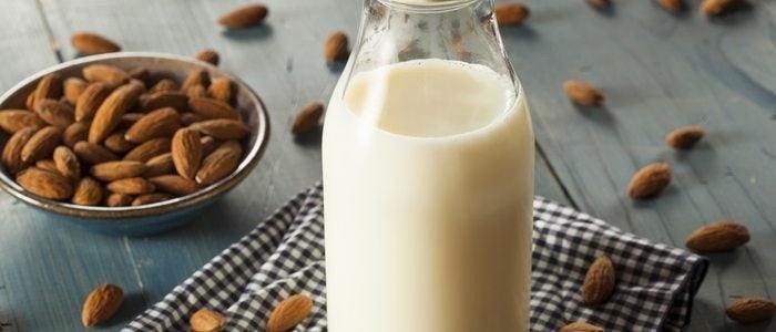 Leche de almendras.