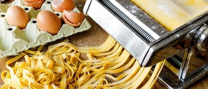 Máquina para hacer pasta fresca.