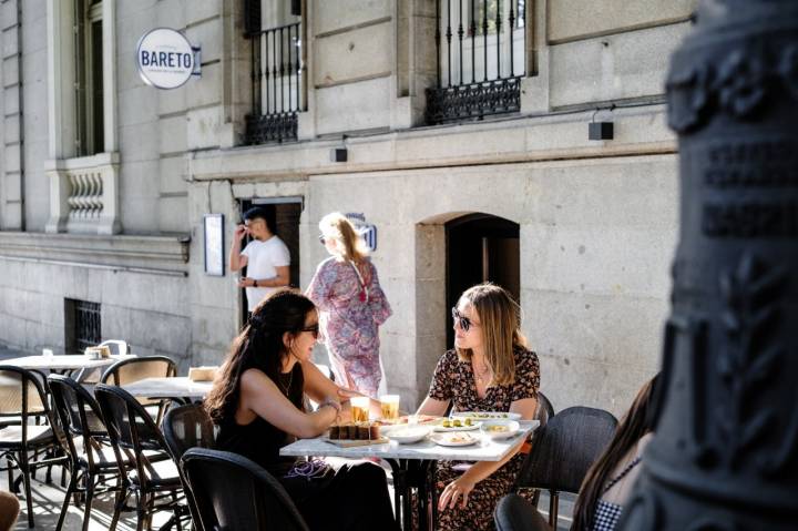 Terraza del bar Bareto en Madrid
