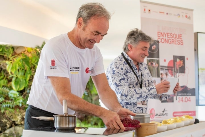 Jesús Orlando Ortega de León, ganador del II Campeonato de Enyesques de Lanzarote