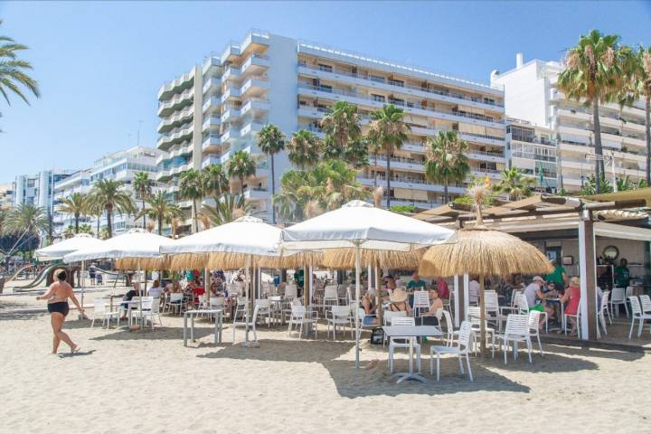 Tapeo Marbella: Chiringuito Pepe's Bar Marba- La (terraza en la playa)