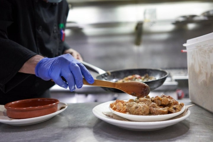 El variat de Palma: Bar Cristal (cocina)