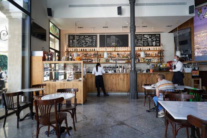 El variat de Palma: Bar Cristal (interior del local)