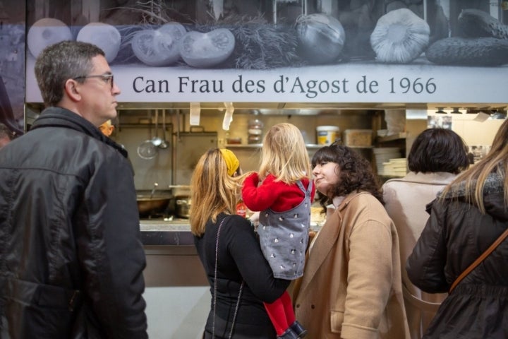 El variat de Palma: Can Joan Frau (clientes en mercado)