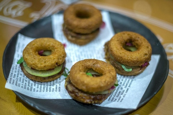 Tapas por Valladolid. Villa Paramesa: rosco churro. Foto: Alfredo Cáliz.