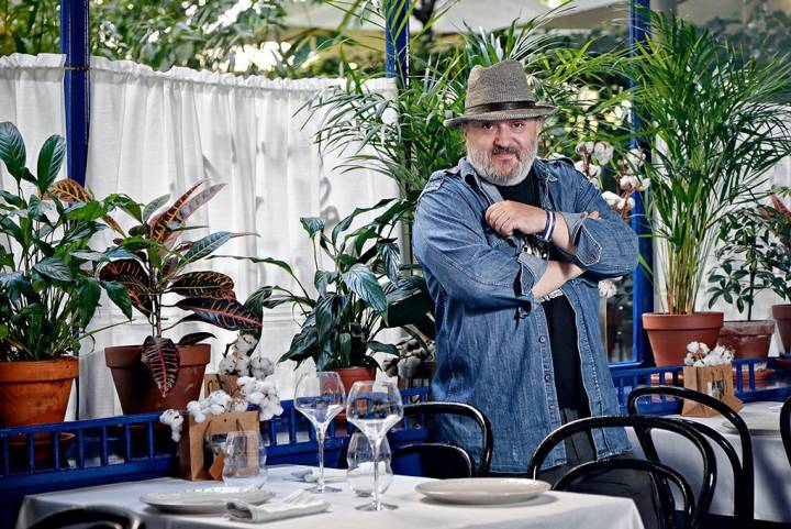 Sacha en su restaurante homónimo. Foto: Roberto Ranero.
