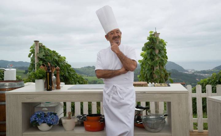 Karlos Arguiñano, el carisma de la cocina vasca.