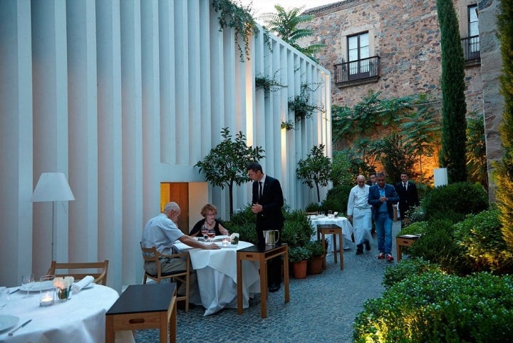 Terraza del restaurante 'Atrio'.