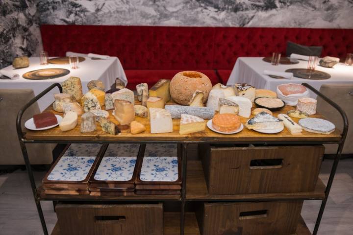 La mesa de quesos de 'Magoga', irresistible. Foto: Mar Sáez.