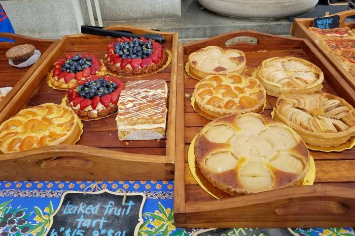 Tartas de frutas recién horneadas en 'Dupont Circle', ¿quién puede resistirse? Foto: Belkys Mones
