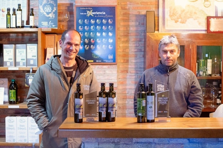 Aceites DO La Rioja: Javier Grijalba y Miguel Martínez, con sus aove riojanos